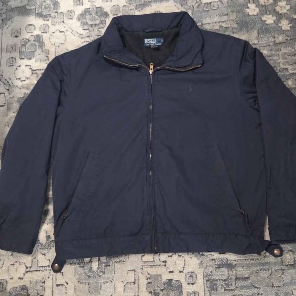 Vintage Polo by Ralph Lauren jacket w/ concealed hood. $280 on Amazon (see pic)